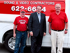 Bob Molloy with Gov. Mike Huckabee